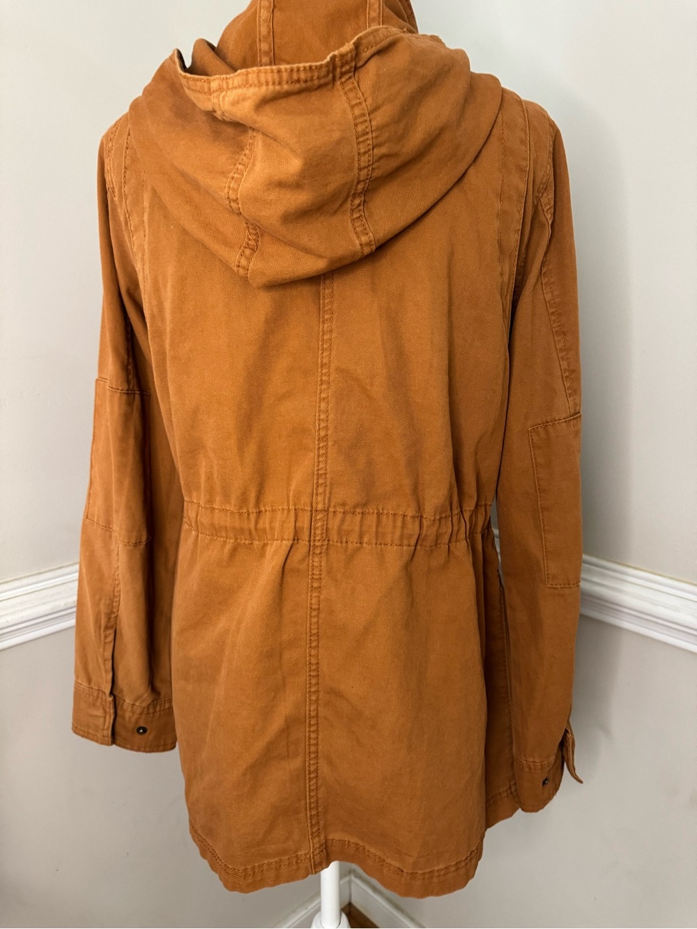 Universal Thread Women's Drawstring Utility Jacket - Rust Brown Size M - Picture 2 of 5